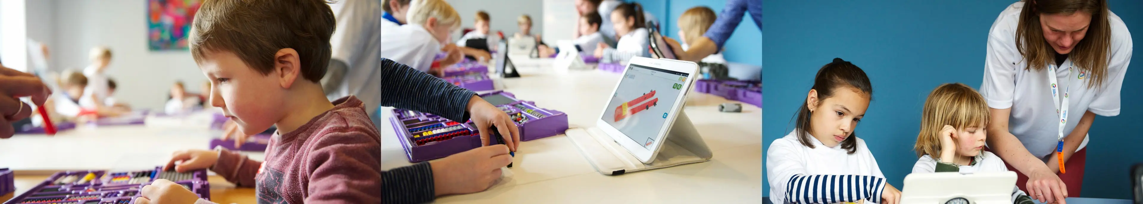 Young Engineers students building engineering models