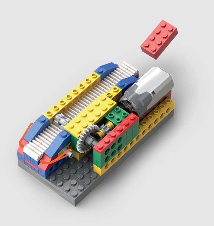 RoboToys model built by a Young Engineers student